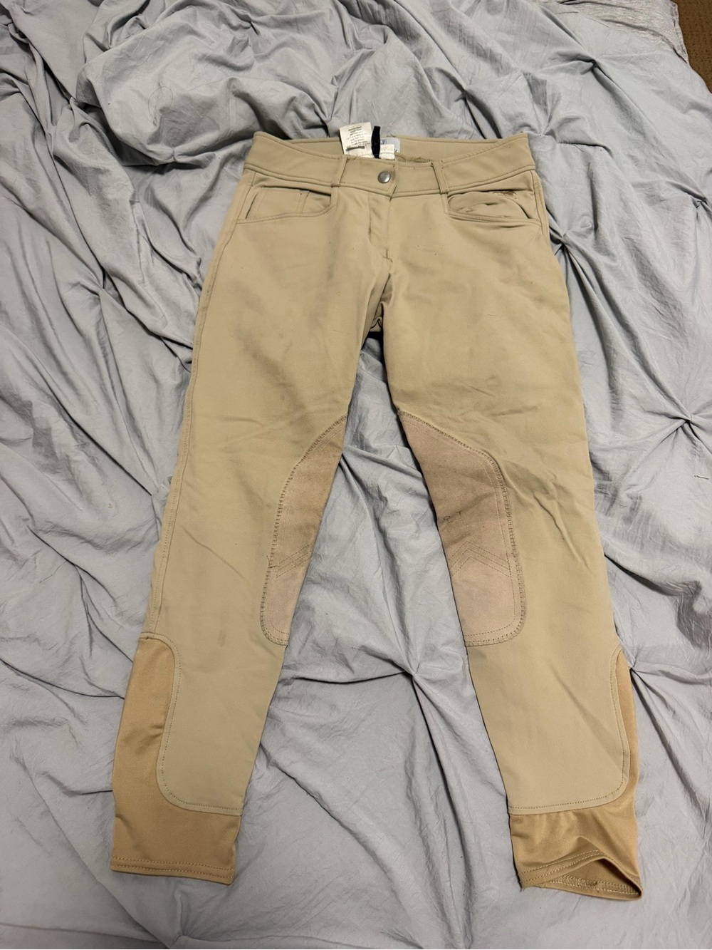 Performance Riding Breeches in Tan
